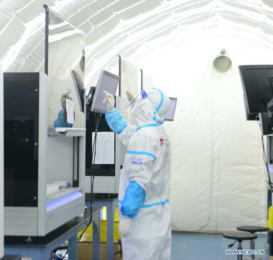 Nucleic acid test lab Fire Eye improves Shijiazhuang's testing capability