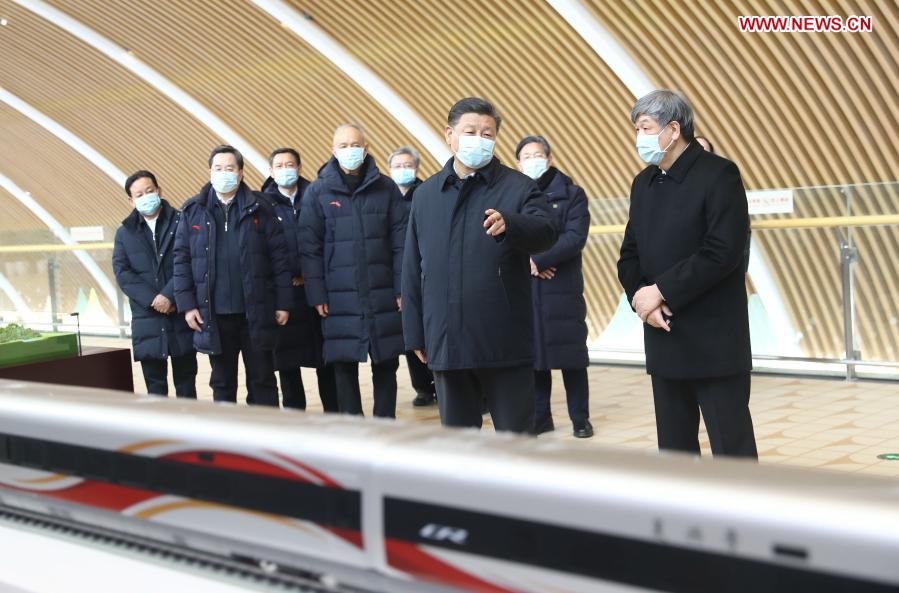 Xi inspects Zhangjiakou competition zone of Beijing 2022