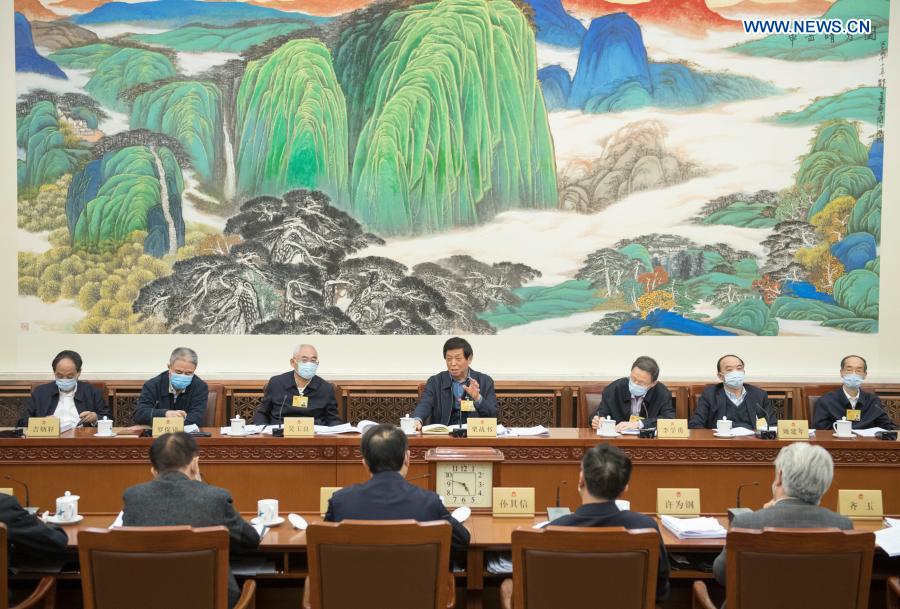 Chinese lawmakers discuss draft bills on animal epidemic prevention, financial court