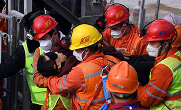 11 miners rescued from east China gold mine
