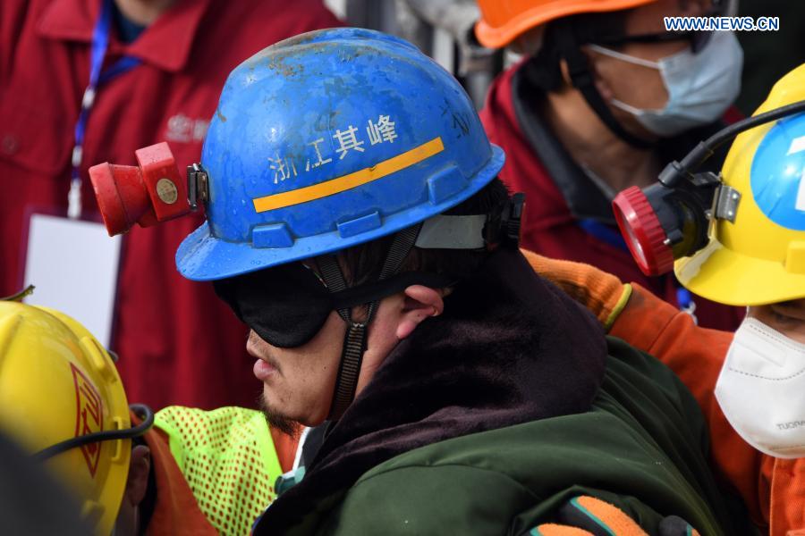 11 miners rescued from east China gold mine after 14 days