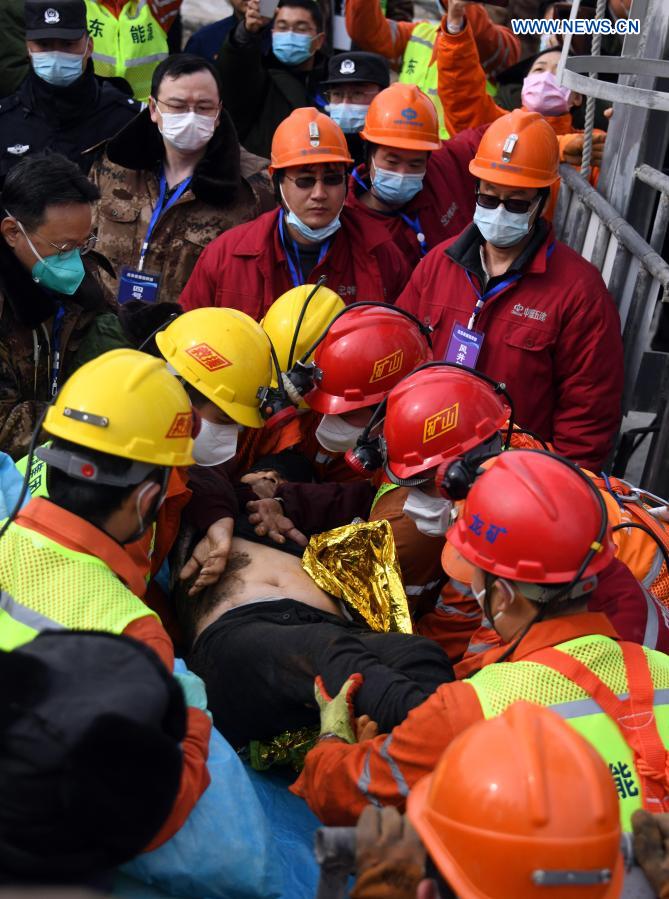 11 miners rescued from east China gold mine after 14 days