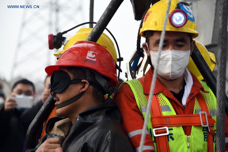 11 miners rescued from east China gold mine after 14 days