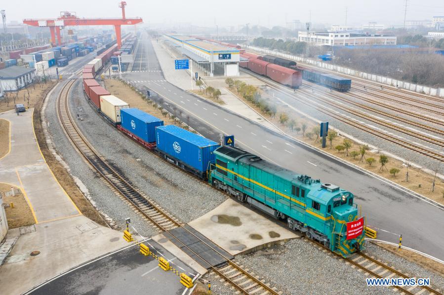 60,000 twenty-foot equivalent unit containers shipped from Nanjing to Europe
