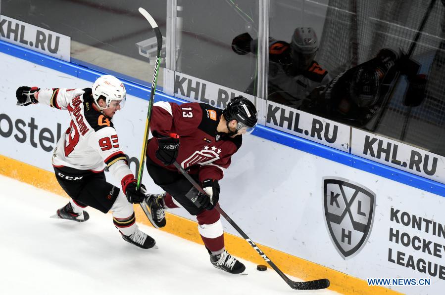 2020-2021 KHL ice hockey match