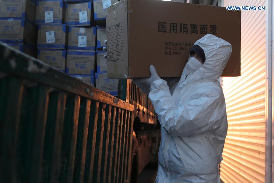 Medical supplies production promoted to ensure epidemic control in Suihua, NE China's Heilongjiang