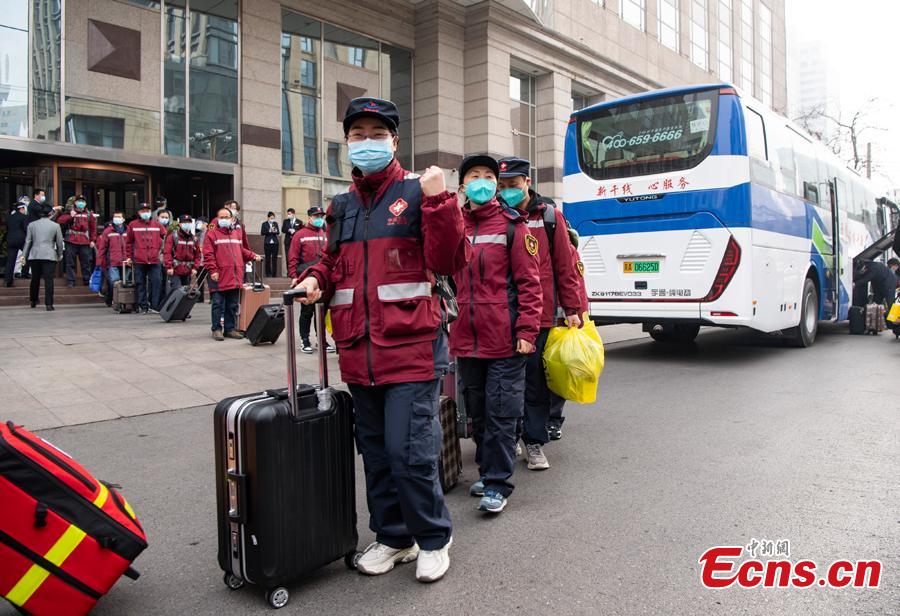Medical assistance team from Shaanxi leaves Shijiazhuang after COVID-19 fight