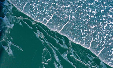 Breathtaking winter view of Tibet's Ranwu Lake