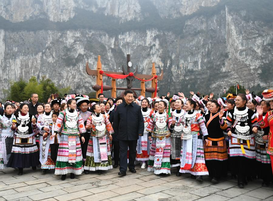 Xi inspects Guizhou ahead of Chinese New Year