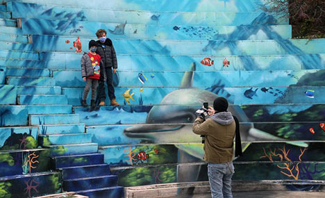 Graffiti art decorates Turkey's capital in times of COVID-19 pandemic