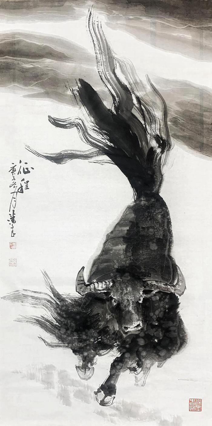 Check out these water-ink paintings to welcome the Year of the Ox