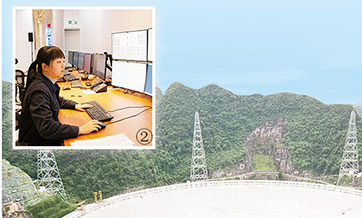 Young technicians work hard to guarantee the operation of the world's largest radio telescope in Guizhou, SW China