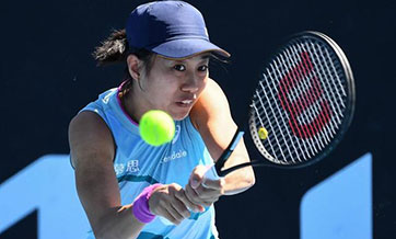 China's Zhang Shuai finds focus after exiting Australian Open singles draw