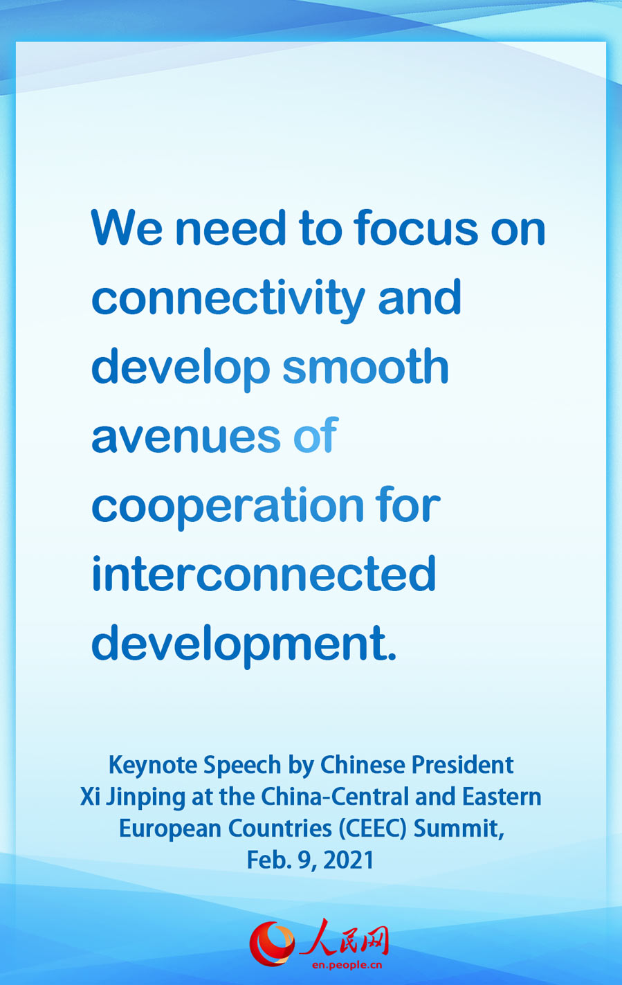 Highlights of the keynote speech by Chinese President Xi Jinping at the China-CEEC Summit