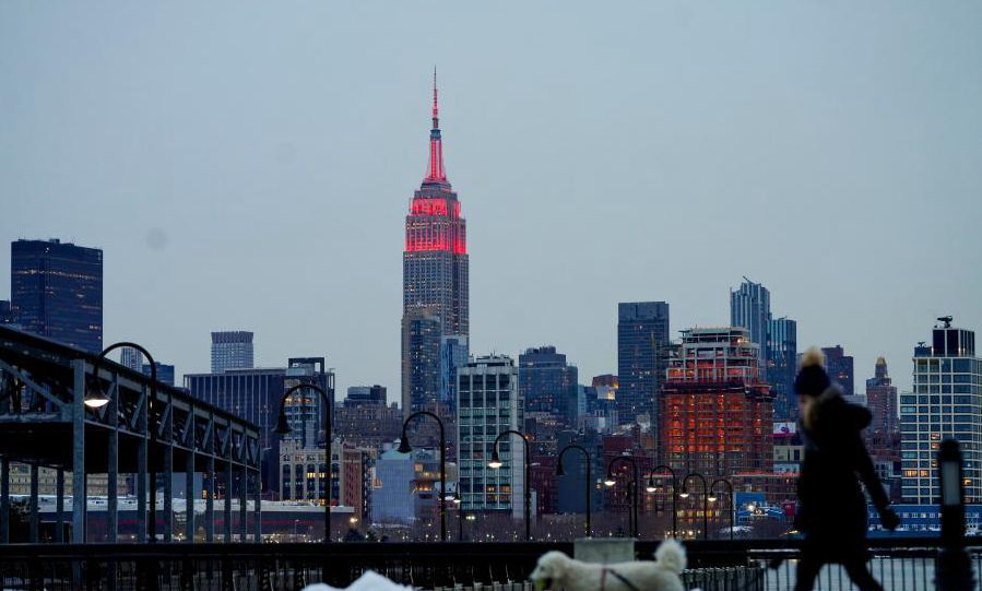 Multiple landmarks in New York City lit up to celebrate Chinese Lunar New Year