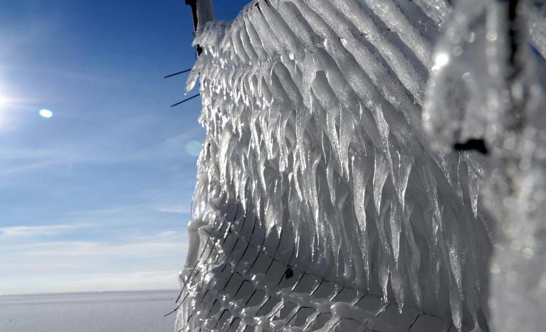 Ice scenery in Latvia