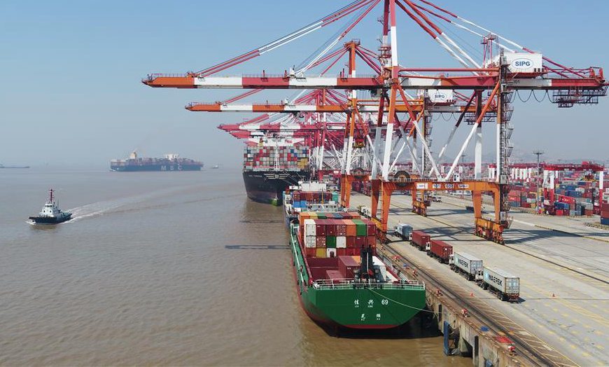 Increasing container throughput signals China’s strong foreign trade vitality