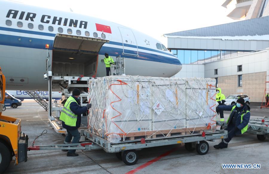 China delivers COVID-19 vaccine aid to Belarus