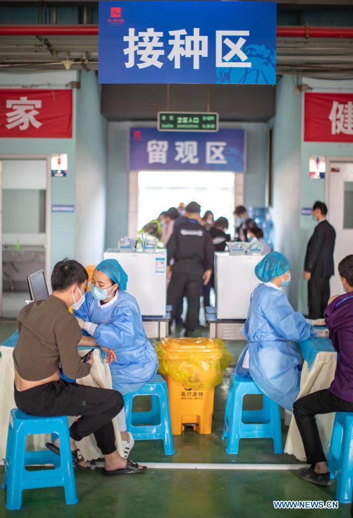 Two temporary COVID-19 vaccination sites set in Chongqing