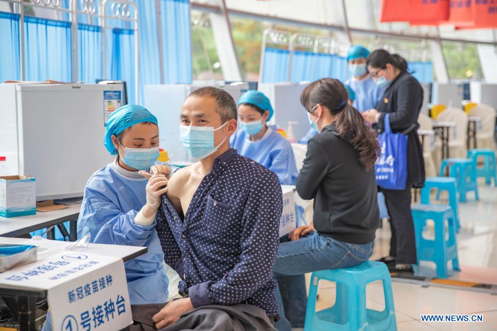 Two temporary COVID-19 vaccination sites set in Chongqing