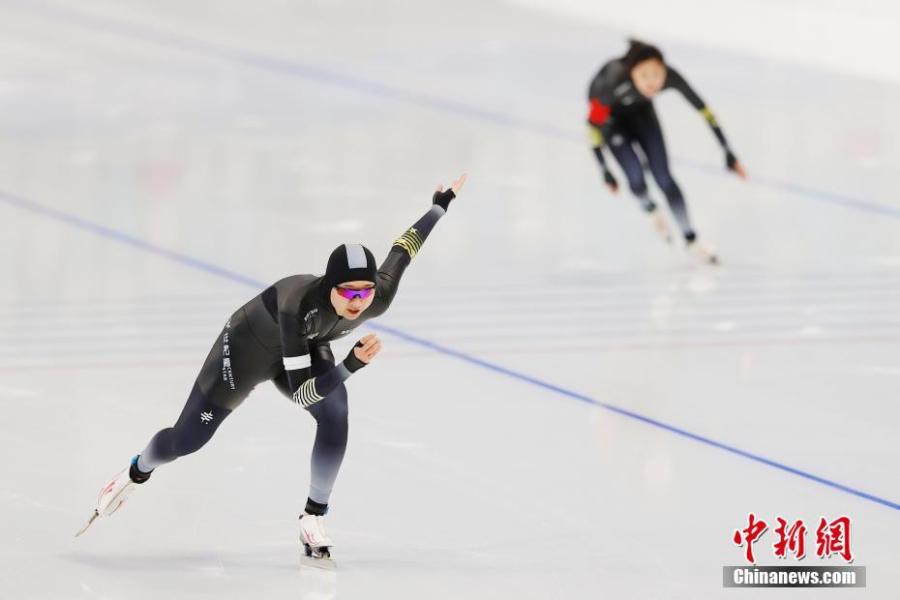 Speed skating for Beijing 2022 Winter Olympics tested at National Speed Skating Oval