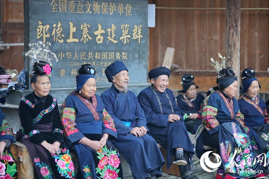 Village of the 'long-skirt Miao' in SW China's Guizhou