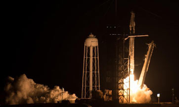 NASA's SpaceX first crew mission on way home from space station