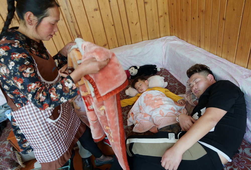 Blended family embraces new life through hard work