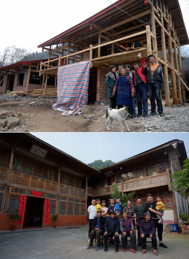 Blended family embraces new life through hard work