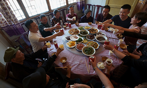 Blended family embraces new life through hard work