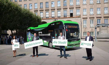 Chinese electric buses make public transport greener in Europe