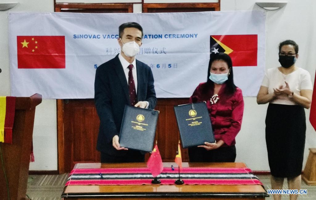 Timor-Leste receives China-donated COVID-19 vaccines