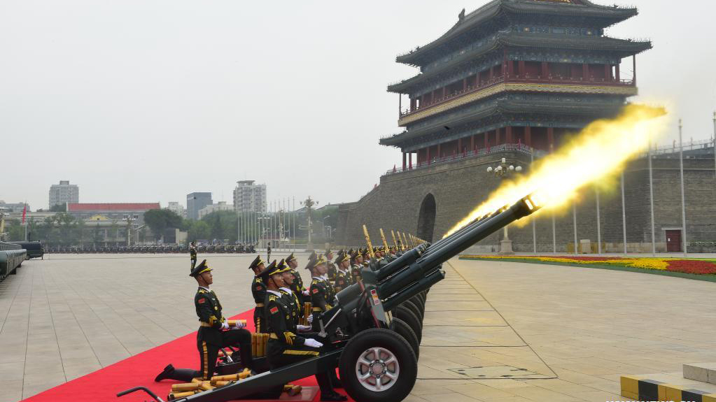 100-gun salute fired to mark CPC centenary