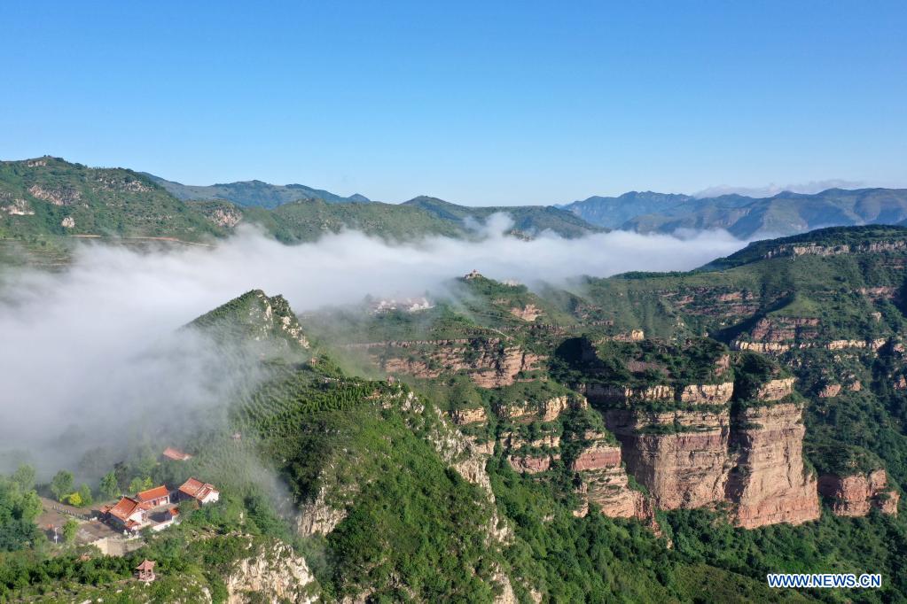 Scenery of Tianhe Mountain scenic spot in Xingtai, Hebei