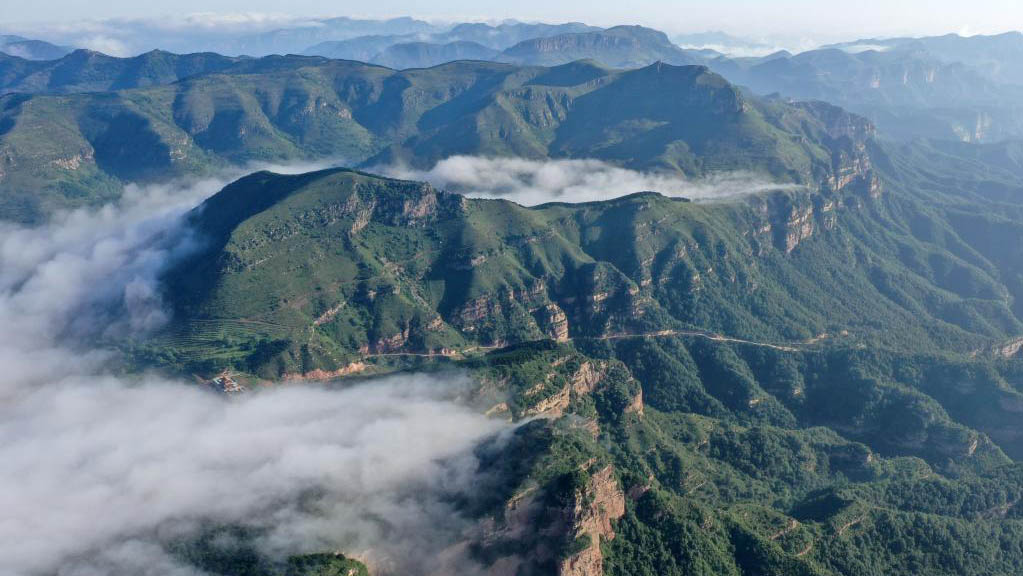 Scenery of Tianhe Mountain scenic spot in Xingtai, Hebei