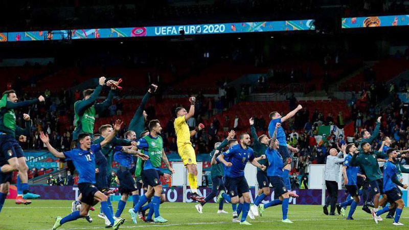 Italy reach final of Euros after penalty shoot out against unlucky Spain