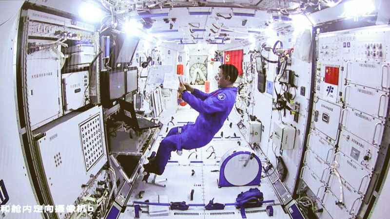 China’s space station recycles 66 liters of urine in 3 weeks to support crew