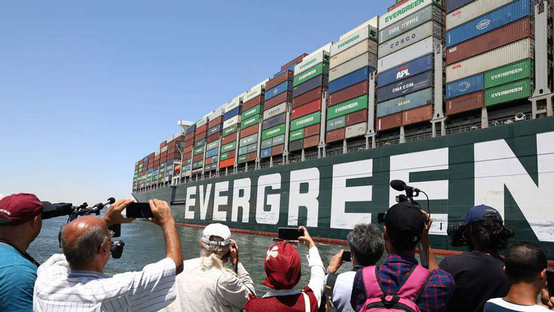 Ever Given leaves Suez Canal after settlement contract signed