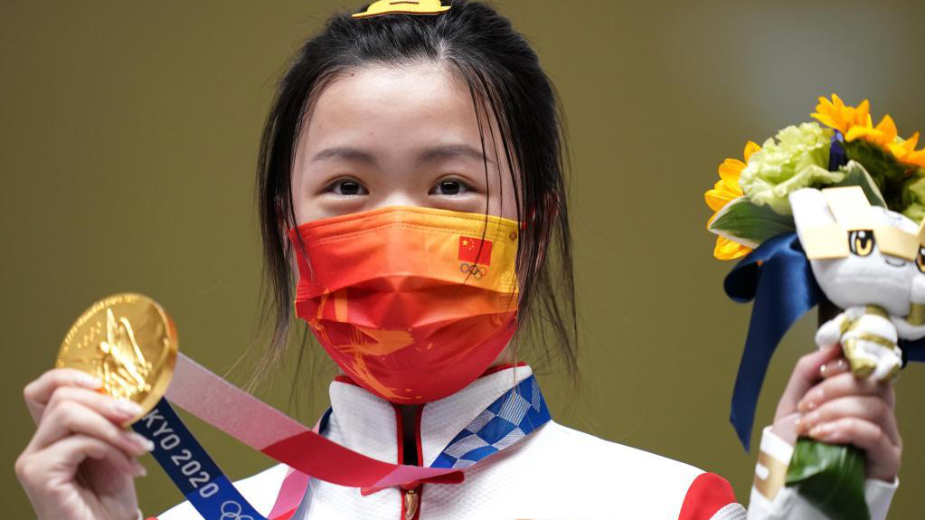 Chinese shooter Yang Qian wins first gold of Tokyo 2020 in women's 10m air rifle