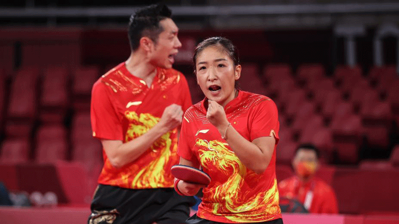 Highlights of table tennis matches at Tokyo Olympic Games