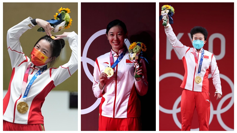 China wins 3 golds at Tokyo 2020, 12-year-old Zaza ends Olympic debut