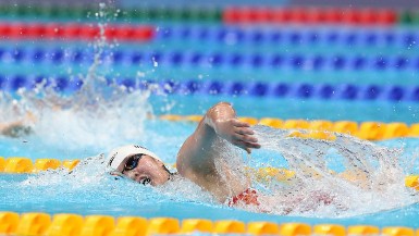 Chinese swimmer Li Bingjie sets new Asian record in Olympic women's 400m freestyle
