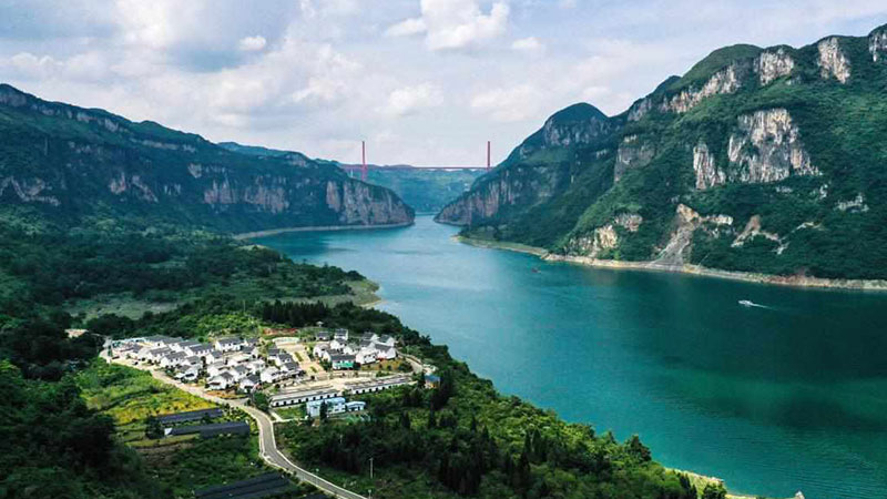 New look of Huawu Village in China's Guizhou