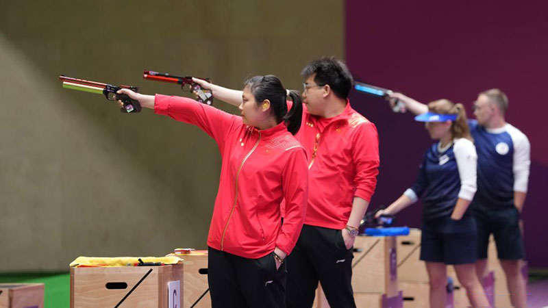 China wins 10m air pistol mixed team at Tokyo Olympics