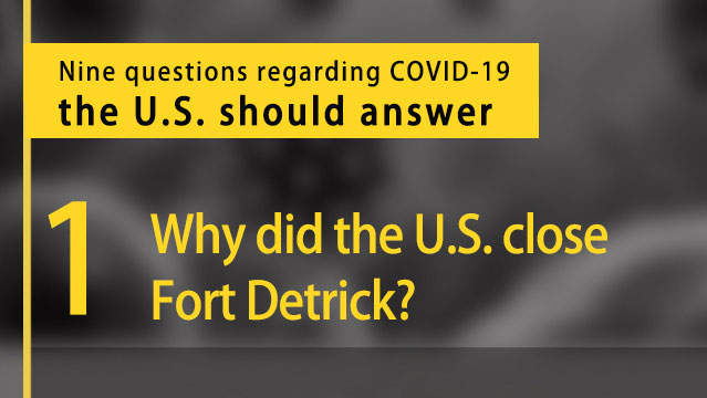 Nine questions regarding COVID-19 the U.S. should answer