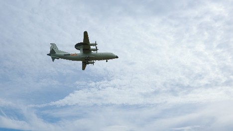 Naval special mission aircraft in flight training