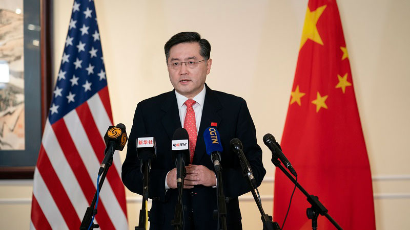 Ambassador Qin Gang Delivered Remarks to Chinese and American Media