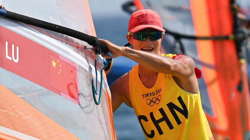China's Lu wins women's windsurfer RS.X at Tokyo Olympics