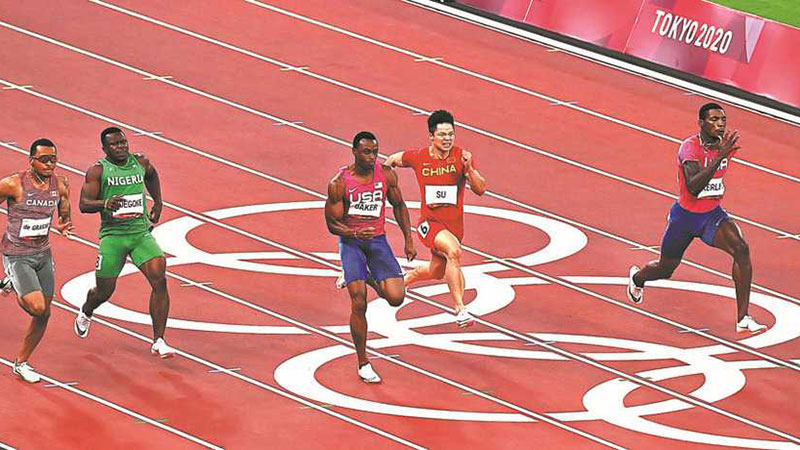 Chinese sprinter makes history at Tokyo Games