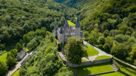 Castle of Celles in Houyet, Belgium